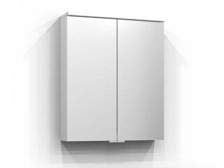 Svedbergs Sarek 60 Spegelskåp med tvättställsljus, vitt 60 cm, Badrum