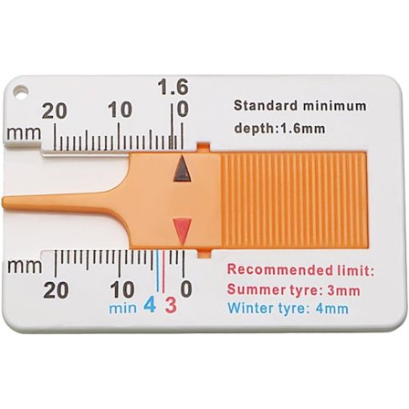 Djupmätare Däckmönstermätverktyg 0-20mm