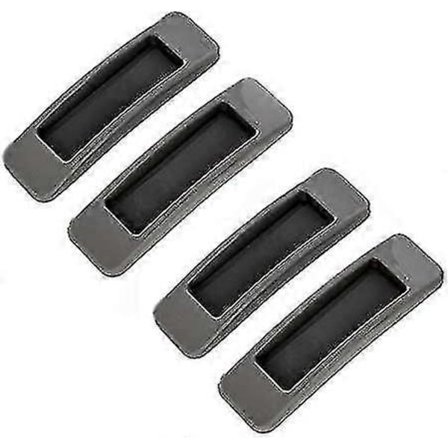 Instant Sticker Skuffegreb Hjælpemiddel Køkken Skab Dør Vindue Greb Selvklæbende Praktisk Åbning Selvklæbende Greb, Pakke Med 4 (grå)