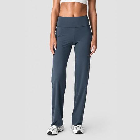 ICANIWILL Nimble Straight Leg Pants, Dark Dusty Blue