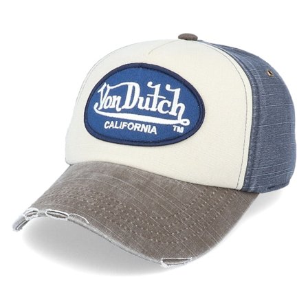 Von Dutch - Beige adjustable Casquette - Jack Khaki/Brown/Black Adjustable @ Hatstore