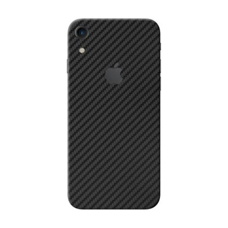 iPhone XR Kolfiber Vinyl Skin Wrap Baksida
