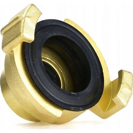 Manchon - koppling - böj Geko koppling med klor i mässing kompatibel med GEKA GW 1/2 tum (12/96)