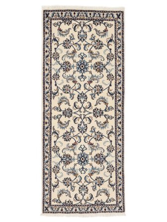 Alfombra Nain 77X190 De Pasillo Beige/Marrón (Lana, Persia/Irán)