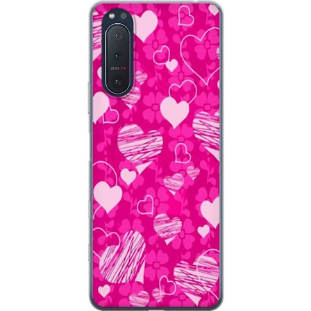 Yhteensopiva Puhelinkuori Sony Sony Xperia 5 II PopSydänKuviointi