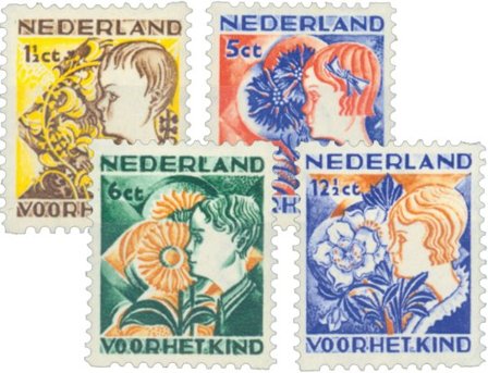 Holland 1932 - Roltandingzegels NVPH R94-97 - Postfrisk