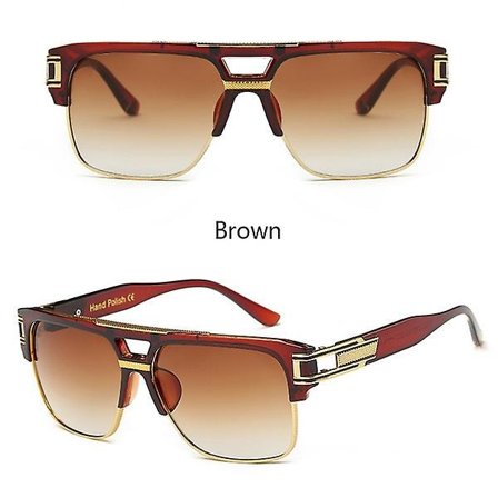 Fashion Classic Luxury Herr Solglasögon [brun]