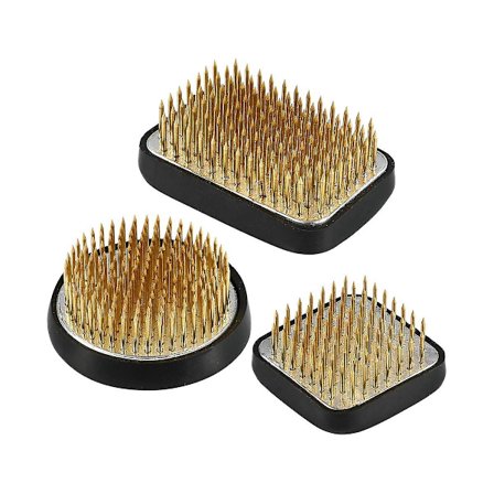 3 stk japanske Ikebana blomsterfrosker til blomsterarrangement, Kenzan Kit JP blomsterarrangement tilbehør (FMY)