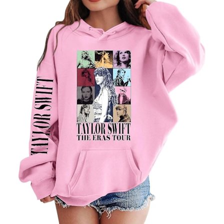 Pige Hoodies 1989 Casual Taylor Sweatshirt Børn Drenge Swifts Pullover Hættetrøje Koncert Outfit Til 4-14 År