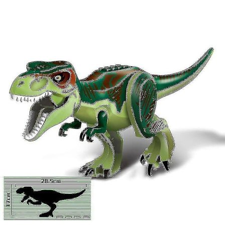 Jurassic Lelu Dinosaurusten Rakennuspalikat T-rex Quetzalcoatlus Spinosaurus Toimintahahmot Lasten Lelut LGL