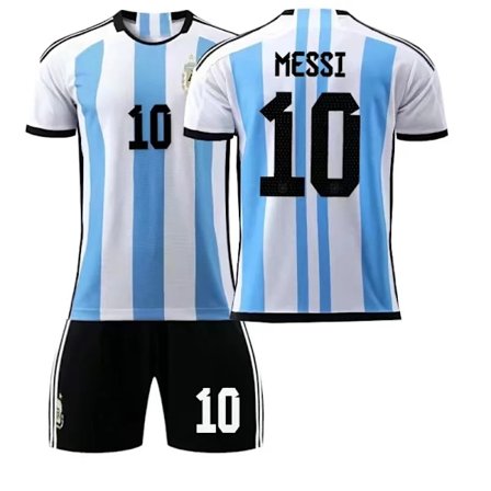 MIA MI Messi Pelipaita No10 Jalkapallopaita Poika Lapsi T-paita Setti Aikuisten Urheiluvaatteet Tyttö Urheilupuku Suojavaatetus Cosplay-setti D3