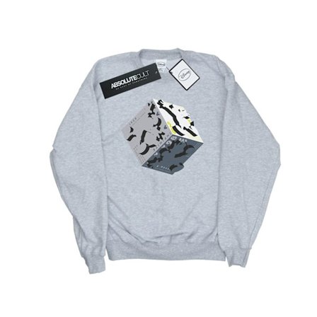 Disney Dam/Kvinnor Mickey Mouse Cube Sweatshirt S Sports Grey
