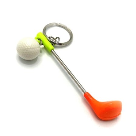 nøglering med golf