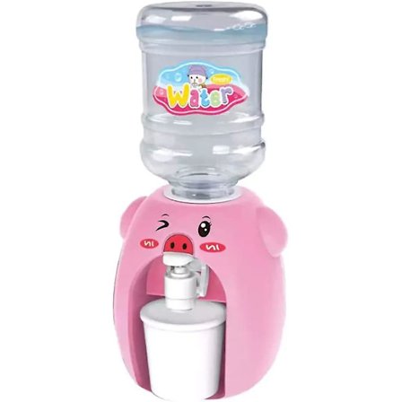 Mini dricksfontän roliga leksaker barns lekstuga spel leksaker (rosa)