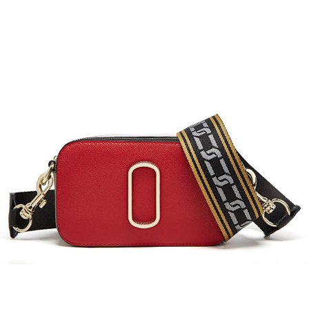 Dam Handväska M Bred axelrem Mode Colorblock Kameraväska