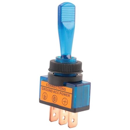 4 STK 12V DC 20A LYSBELYSNING VIIPEBBRYTER KONTROLL BIL BÅT DASH SPST PÅ/AV