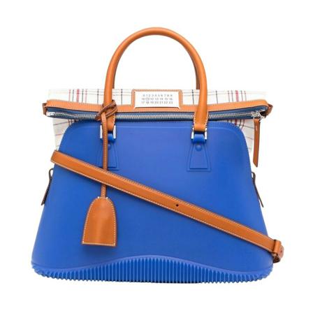 Maison Margiela, Handbag Blauw, Dames, Maat:ONE Size,leer