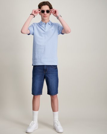 BOSS SHORT SLEEVE POLO Blau Polo/Rugbyshirts Jungen - Kids Brand Store