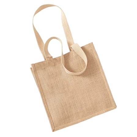Westford Mill Jute Compact Tote Bag - 10 liter (2-pack) En