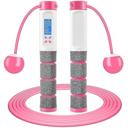 Hoppetov, Digital Vægtstang Håndtag Træning Hoppetov Med Kalorie Tæller