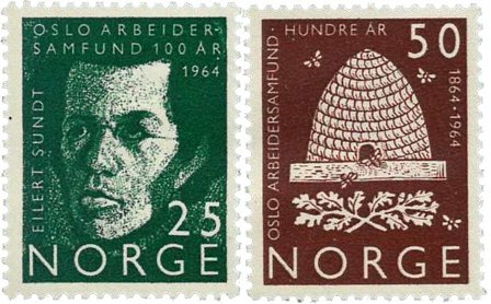 Norge - AFA 526-527 - Postfrisk