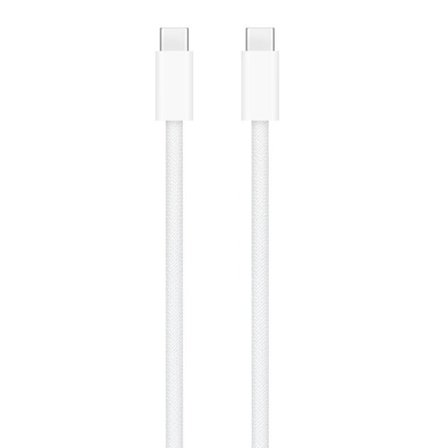 Apple USB-C till USB-C kabel MU2G3ZM/A 240W 5A 2m - Vit