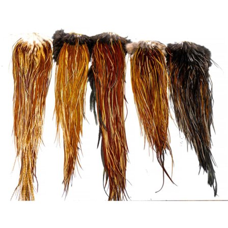 Whiting Heritage Hackle Saddle - Brown Variant