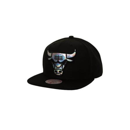 Hætter Mitchell & Ness Nba Iridescent XL Logo Chicago Bulls Sort Produkt av avvikande storlek