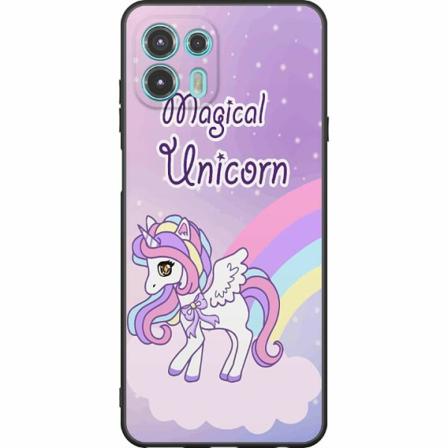 Motorola Edge 20 Lite Svart Skal Unicorn