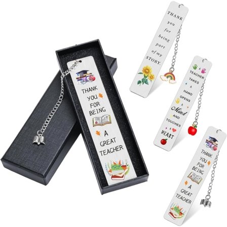 3-pak lærers takkegaver, lærers takkegave til afslutning