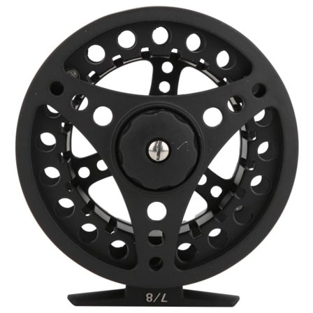 Flugfiske Helt metall Tryckgjutningslager Gapless Wire Wheel Line Reel Tackle(7/8)