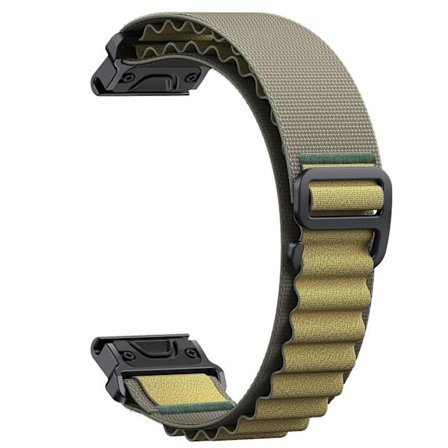 22mm 26mm Nylon Quick Fit Armband kompatibel Garmin Fenix 7X 7 Pro Fenix 6X 6 5X 5Plus Tactix 7 kompatibelerunner 965 955 Enduro 2 Loop Band