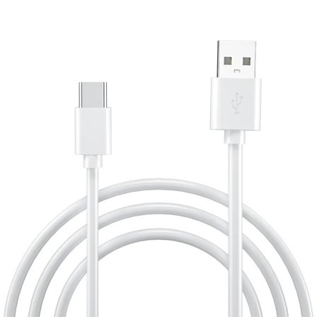 Laddkabel USB-A - USB-C Fast Charge 1m - Vit