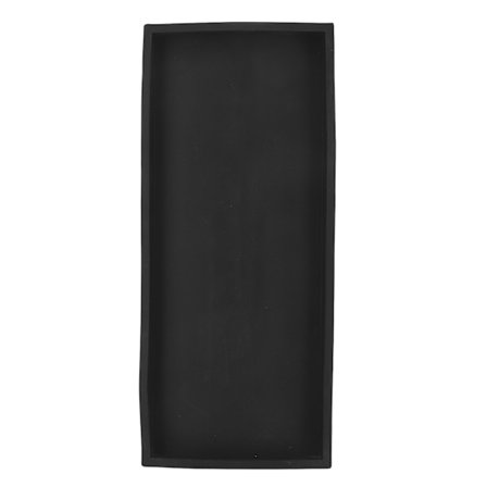 Silikon Oppbevaringsbrett Silica Gel Kjøkken Sorteringsbrett Brett Kosmetikk Organiseringsbrett for Bad Sminkbord Svart Stor Størrelse