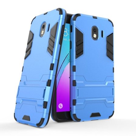 Samsung Galaxy J4 (2018) cool beskyttende kombi etui - Babyblå