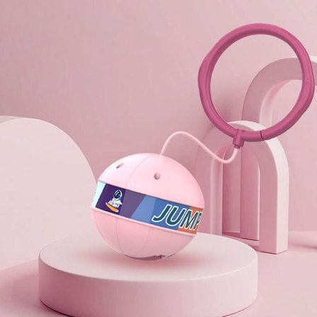 Glødende hoppende ball Ankel Skip Ball ROSA