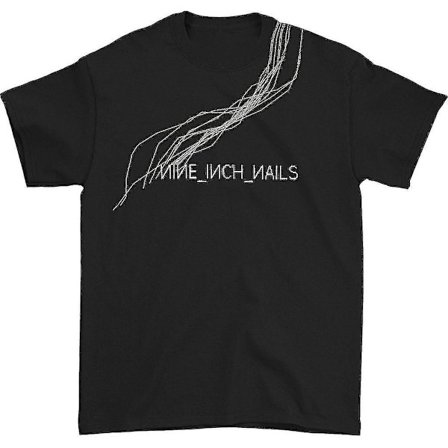 Nine Inch Nails Text Lines T-shirt kläder