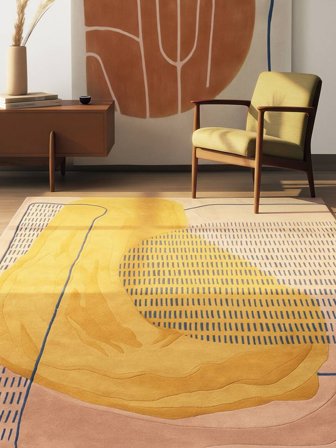 City Pear Teppich - Terrakotta/Gelb 200X300 Wolle, Im Modernen Stil