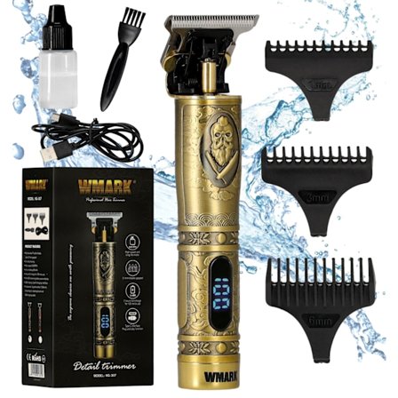WMARK frisör rakhyvel trimmer NG-307 elektrisk hårklippare skägg huvud rakapparat