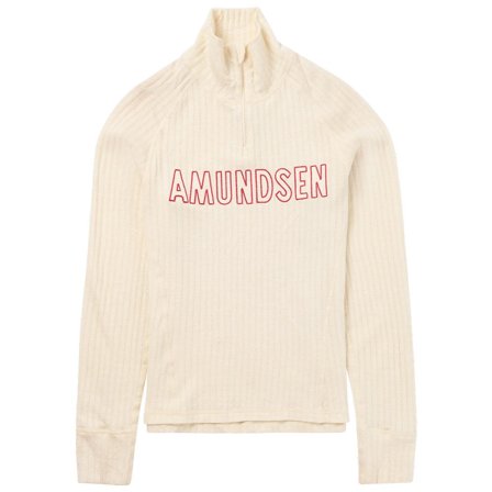 Amundsen Hero's Hide Half Zip Natural/Logo