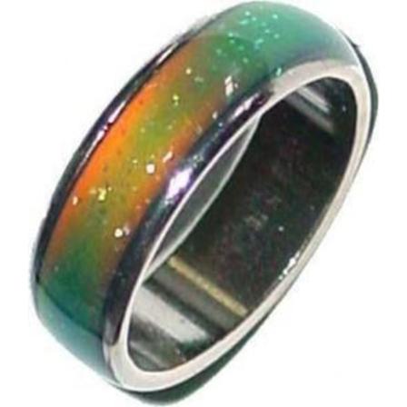 Moodring / Humörsring Med Glitter 19 Mm