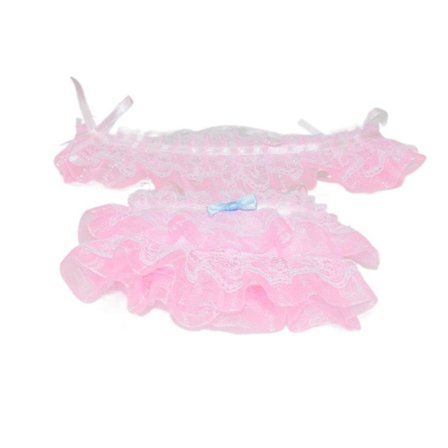 20 cm dukkeklær Blonde pannebånd kjole dress 2 2