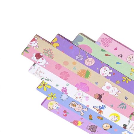 560 stk. Origami Stjernepapir Stress-lindrende Håndværk Stjernepapirstrimler Kunstnerisk Origami Papir til Hjemmeskole