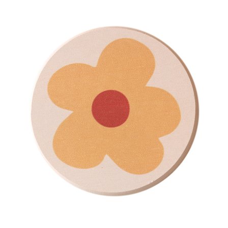 Diatomit Koppen Underlag 10x10cm Tekoppsunderlag Vandabsorberende Pude Kiselgurmåtte for Spisebord Tvålblomma