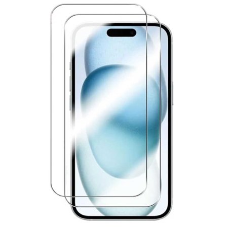 2-Pack iPhone 16 Pro Max Full Cover Skærmbeskytter HD hærdet glas