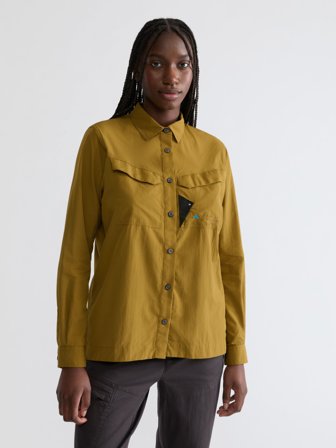 Klättermusen Syn LS Shirt Damen - Juniper Green - Women's - L