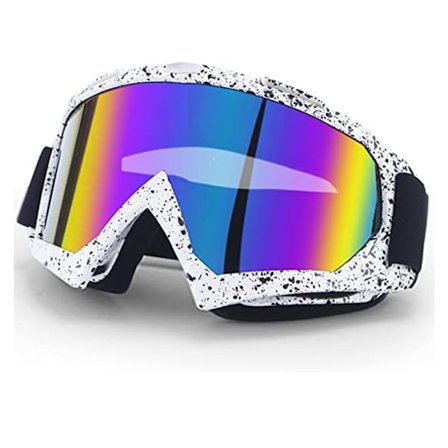 Moto Cross Briller, Skibriller Menn Kvinner Anti-UV, Vindtett