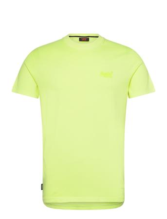 Essential Logo Emb Neon Tee Superdry Yellow