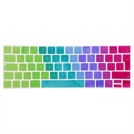 1PCS 13/15 tum tangentbordsskydd för Apple MacBook Air/Pro (bländande touchbar europeisk engelska)
