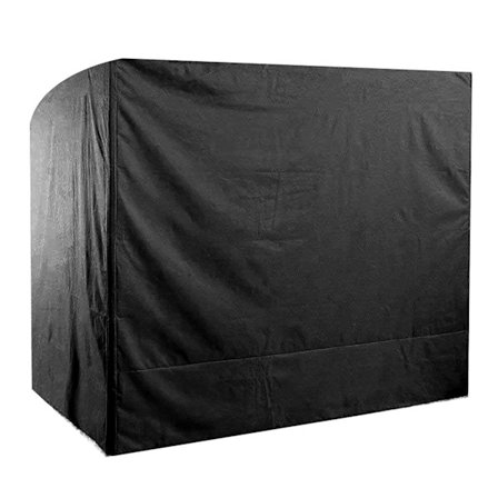 Trädgårdssvängsäte Överdrag Vattentät Utomhus Gård Hängmatta Anti-damm Tak Svart